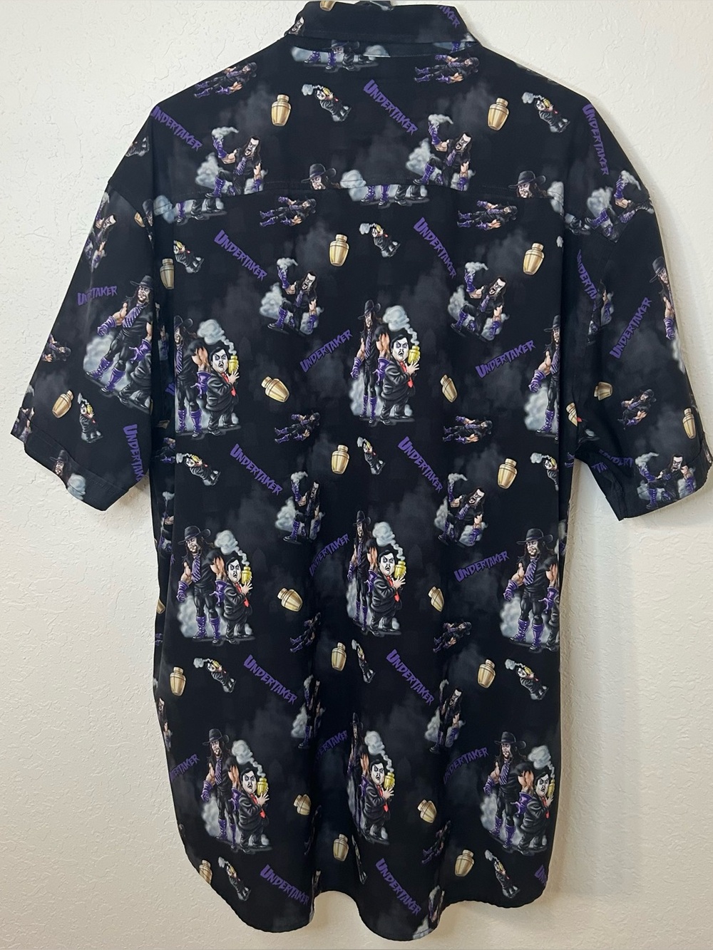 RSVLTS WWE The Undertaker & Paul Bearer KUNUFLEX short sleeve shirt Size 2XL - Picture 4 of 4